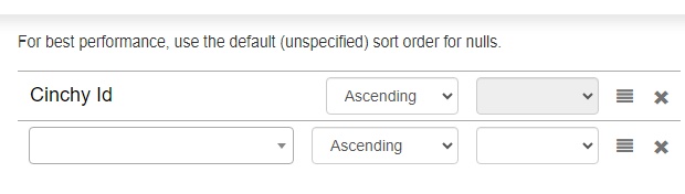 Null Sorting